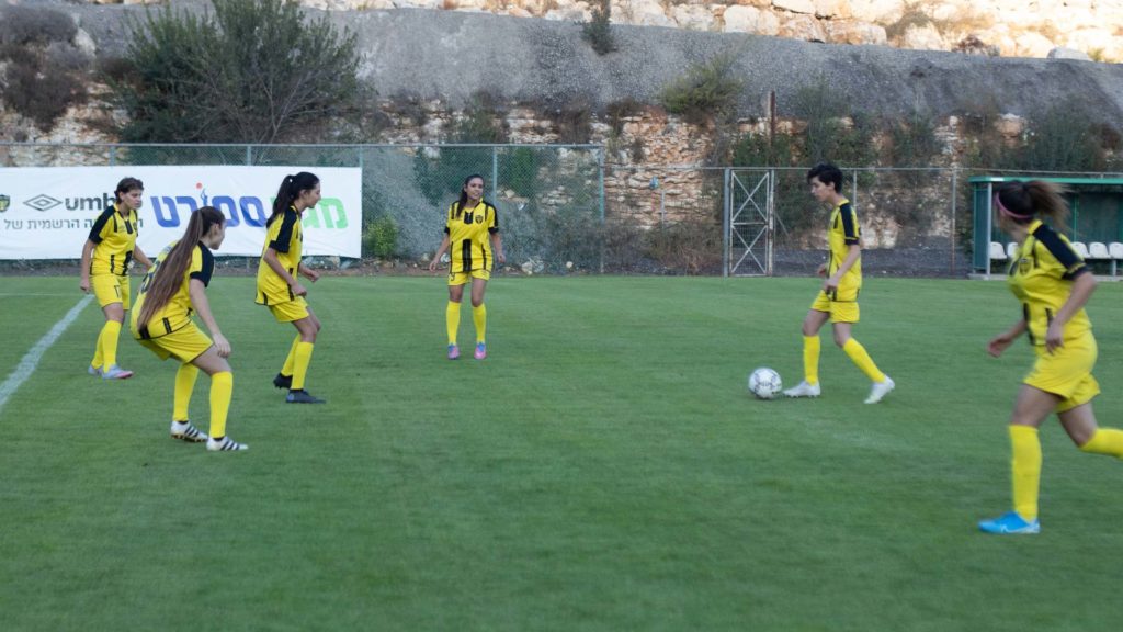 הקבוצה במהלך אימון