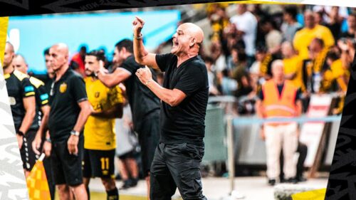 מסיבת העיתונאים בסיום המשחק מול הפועל חדרה | מחזור 3